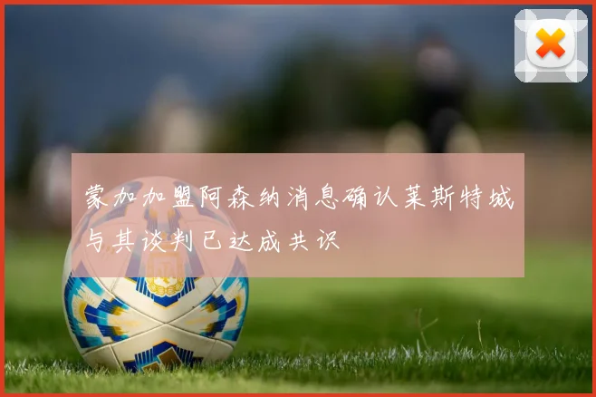 蒙加加盟阿森纳消息确认莱斯特城与其谈判已达成共识